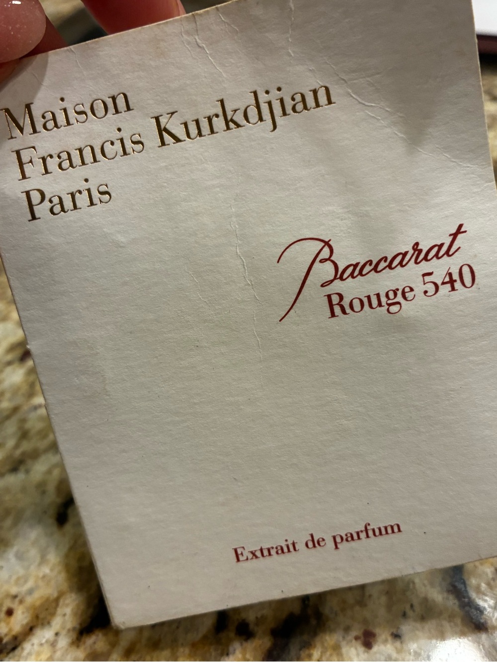 Maison Francis Kurkdjian Baccarat Rouge 540 - Picture 2 of 3
